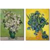 imageWieco Art 2 Piece Irises in Vase Floral Canvas Prints Wall Art by Van Gogh Classic Artwork Famous Oil Paintings Reproduction on Canvas for Home Decor Modern Wrapped Flowers PicturesArtwork1