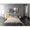 imageWieco Art 4 Panels Paris Street Canvas Prints Wall Art By Black and White Europe City Buildings Oil Paintings Reproduction Picture for Home Decorations Cityscape Artwork