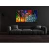 imageWieco Art 5 Panels Abstract Heart Oil Paintings Reproduction on Canvas Wall Art Decor Ready to Hang for Home Office Decorations Extra Large Modern 100 Hand Made Contemporary Impressionist Artwork8x24inchx5pcs 20x60cmx5pcs