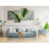 imageWieco Art Botanical Paintings Wall Art on Canvas Abstract Green Leaves Canvas Wall Art for Living Room Bedroom Wall Decor Modern Artwork for Home Decorations16x24inchx2pcs 16x32inchx2pcs