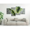 imageWieco Art Botanical Paintings Wall Art on Canvas Abstract Green Leaves Canvas Wall Art for Living Room Bedroom Wall Decor Modern Artwork for Home Decorations12x16inchx2pcs 12x24inchx2pcs