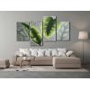 imageWieco Art Botanical Paintings Wall Art on Canvas Abstract Green Leaves Canvas Wall Art for Living Room Bedroom Wall Decor Modern Artwork for Home Decorations16x24inchx2pcs 16x32inchx2pcs