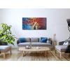 imageWieco Art Dazzling Beauty Modern Large Stretched and Framed 100 Hand Painted Red Flowers Artwork Abstract Floral Oil Paintings on Canvas Wall Art for Living Room Bedroom Home Decorations 24x4848L x 24W