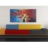 imageWieco Art Dazzling Beauty Modern Large Stretched and Framed 100 Hand Painted Red Flowers Artwork Abstract Floral Oil Paintings on Canvas Wall Art for Living Room Bedroom Home Decorations 24x4848L x 24W