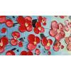 imageWieco Art Dazzling Beauty Modern Large Stretched and Framed 100 Hand Painted Red Flowers Artwork Abstract Floral Oil Paintings on Canvas Wall Art for Living Room Bedroom Home Decorations 24x4840L x 20W