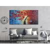 imageWieco Art Dazzling Beauty Modern Large Stretched and Framed 100 Hand Painted Red Flowers Artwork Abstract Floral Oil Paintings on Canvas Wall Art for Living Room Bedroom Home Decorations 24x4848L x 24W