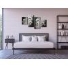 imageWieco Art Elegant Blooming Flowers Oil Paintings on Canvas Wall Art Set Ready to Hang for Living Room Bedroom Home Decor 4 Panels Modern 100 Hand Painted Stretched and Framed Abstract Floral10x12inchx2pcs 10x20inchx2pcs