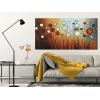 imageWieco Art Extra Large Modern 100 Hand Painted Stretched and Framed Abstract Flowers Artwork Floral Oil Paintings on Canvas Wall Art Ready to Hang for Living Room Bedroom Home Decorations