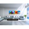imageWieco Art Four Change Seasons Trees Canvas Prints Wall Art by Oil Paintings Style Pictures for Living Room Bedroom Home Decorations 4 Piece Modern Gallery Wrapped Contemporary Colorful Giclee16x20inchx4pcs