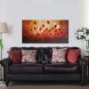 imageWieco Art Large Budding Flowers Oil Paintings on Canvas Wall Art Ready to Hang for Bedroom Kitchen Home Decorations Modern Stretched and Framed 100 Hand Painted Contemporary Abstract Floral Artwork