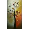 imageWieco Art Life Tree Large Vertical Wall Art Modern Abstract Flowers 100 Hand Painted Floral Oil Paintings on Canvas Wall Art Work Ready to Hang for Dining Room Kitchen Home Decor XL48L x 24W