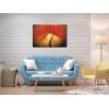 imageWieco Art Red Flowers Oil Paintings Reproduction on Canvas Wall Art Ready to Hang for Bedroom Kitchen Decoration Large Modern 100 Hand Painted Stretched and Framed Pretty Abstract Floral Artwork