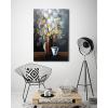 imageWieco Art Silent Beauty Modern Abstract Flower Oil Paintings on Canvas Wall Art for Bedroom Living Room Wall Decorations Home Decor 100 Hand Painted Stretched and Framed Contemporary Floral Artwork