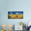 imageWieco Art Wheatfield with Crows Large Classic Canvas Prints Wall Art By Van Gogh Famous Oil Paintings Reproduction Modern Stretched and Framed Giclee Landscape Pictures