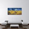imageWieco Art Wheatfield with Crows Large Classic Canvas Prints Wall Art By Van Gogh Famous Oil Paintings Reproduction Modern Stretched and Framed Giclee Landscape Pictures