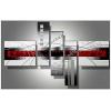 imageWieco Art White Lines 100 Handpainted Stretched Canvas Wall Art for Living Room Decoration Home Decor Abstract Oil Paintings on CanvasMulti