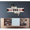 imageWieco Art White Lines 100 Handpainted Stretched Canvas Wall Art for Living Room Decoration Home Decor Abstract Oil Paintings on CanvasMulti