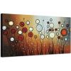 imageWieco Art Extra Large Modern 100 Hand Painted Stretched and Framed Abstract Flowers Artwork Floral Oil Paintings on Canvas Wall Art Ready to Hang for Living Room Bedroom Home Decorations