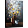 imageWieco Art Silent Beauty Modern Abstract Flower Oil Paintings on Canvas Wall Art for Bedroom Living Room Wall Decorations Home Decor 100 Hand Painted Stretched and Framed Contemporary Floral Artwork