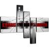 imageWieco Art White Lines 100 Handpainted Stretched Canvas Wall Art for Living Room Decoration Home Decor Abstract Oil Paintings on CanvasMulti