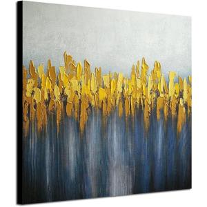 imageWieco Art Pure HandPainted Paintings on Canvas Abstract Canvas Wall Art for Living Room Bedroom Wall Decor Modern Contemporary Landscape Artwork for Home Decorations32L x 32W