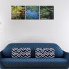 imageWieco Art 3 Piece Canvas Prints Wall Art of Claude Monet Famous Flowers Oil Paintings Reproduction for Kitchen Home Decorations Water Lilies Pond Modern Gallery Wrapped Giclee Floral Picture Artwork
