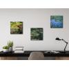 imageWieco Art 3 Piece Canvas Prints Wall Art of Claude Monet Famous Flowers Oil Paintings Reproduction for Kitchen Home Decorations Water Lilies Pond Modern Gallery Wrapped Giclee Floral Picture Artwork