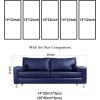 imageWieco Art Blue Plum Blossom Canvas Prints Wall Art Paintings Style Pictures for Living Room Bedroom Home Decorations Modern 5 Panels Stretched Contemporary Floral Artwork14x32x5pcs 35x80cmx5pcs