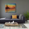 imageWieco Art Dusk in Venice Canvas Prints Wall Art of Famous Oil Paintings by Claude Monet Stretched and Framed Giclee Classic Impressionist Art work Ready to Hang for Wall Decor Living Room Bedroom24L x 20W