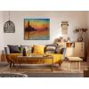 imageWieco Art Dusk in Venice Canvas Prints Wall Art of Famous Oil Paintings by Claude Monet Stretched and Framed Giclee Classic Impressionist Art work Ready to Hang for Wall Decor Living Room Bedroom24L x 20W
