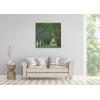 imageWieco Art Framed Canvas Wall Art Avenue in Schloss Kammer Park 1912 by Gustav Klimt Wall Decorations for Living Room Pictures for Home Decor Golden Frame