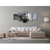 imageWieco Art White Rose Canvas Prints Wall Art Flowers Pictures Paintings Ready to Hang for Living Room Bedroom Bathroom Home Decorations Modern 5 Piece Stretched and Framed Floral Giclee Artwork12x16inchx2pcs 12x24inchx2pcs 12x32inchx1pc