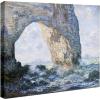imageWieco Art The Manneporte Canvas Prints Wall Art of Claude Monet Famous Oil Paintings Reproduction Classic Seascape Sea Beach Pictures Artwork Ready to Hang for Bedroom Bathroom Home Office16L x 12W