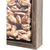 imageWieco Art Framed Canvas Wall Art Coffee Canvas Prints Wall Decor Brown Cup Pictures Paintings for Dining Room Kitchen Bar Home Decorations 4 Piece Large Modern Contemporary Artwork