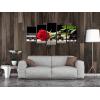 imageWieco Art Canvas Wall Art Mount Cook and Lake Matheson New Zealand with Milky Way Modern 5 Piece Canvas Artwork Starry Night Pictures for Bedroom Kitchen Living Room Wall Decor Home DecorationsA