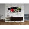 imageWieco Art Canvas Wall Art Mount Cook and Lake Matheson New Zealand with Milky Way Modern 5 Piece Canvas Artwork Starry Night Pictures for Bedroom Kitchen Living Room Wall Decor Home DecorationsA