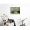 imageWieco Art Canvas Wall Art Sunset on the Seine at Lavacourt Winter Effect by Claude Monet Oil Paintings Canvas Prints Landscape Pictures Artwork on Canvas for Home Decorations