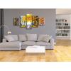 imageWieco Art Large Autumn Love Modern Giclee Canvas Prints Artwork 5 Panels Abstract Landscape Pictures to Photo Printed on Canvas Wall Art for Living Room Bedroom Office Decor12x16inchx2pcs 12x24inchx2pcs 12x32inchx1pc