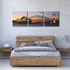 imageWieco Art Museum of Sydney Modern Canvas Prints Wall Art City Skyline Pictures Paintings for Living Room Bedroom Home Decorations 3 Piece Modern Stretched and Framed Giclee Ocean Sea Beach Artwork