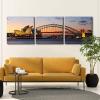 imageWieco Art Museum of Sydney Modern Canvas Prints Wall Art City Skyline Pictures Paintings for Living Room Bedroom Home Decorations 3 Piece Modern Stretched and Framed Giclee Ocean Sea Beach Artwork