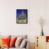 image:imageWieco Art Black Framed Canvas Wall Art Church at Auvers by Vincent Van Gogh Famous Paintings Reproduction Modern Classic Abstract Artwork for Wall Decor Home Office Decorations17L x 13W