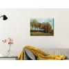 image:imageWieco Art Framed Autumn Landscape 1885 Canvas Prints of Vincent Van Gogh Art Famous Paintings Reproduction Tree Forest Pictures Artwork Wall Art for Home Decor and Wall Decorations Bronze Gold Frame16L x 12W