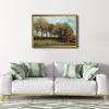 image:imageWieco Art Framed Autumn Landscape 1885 Canvas Prints of Vincent Van Gogh Art Famous Paintings Reproduction Tree Forest Pictures Artwork Wall Art for Home Decor and Wall Decorations Bronze Gold Frame29L x 21W