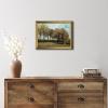 image:imageWieco Art Framed Autumn Landscape 1885 Canvas Prints of Vincent Van Gogh Art Famous Paintings Reproduction Tree Forest Pictures Artwork Wall Art for Home Decor and Wall Decorations Bronze Gold Frame17L x 13W