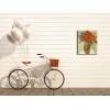image:imageWieco Art Framed Wall Art of Red Poppies and Daisies by Vincent Van Gogh Paintings Reproduction Abstract Canvas Prints for Home Living Room Decorations Bronze Gold Frame24L x 20W