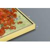 image:imageWieco Art Framed Wall Art of Red Poppies and Daisies by Vincent Van Gogh Paintings Reproduction Abstract Canvas Prints for Home Living Room Decorations Bronze Gold Frame247L x 207W