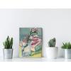 image:imageWieco Art Canvas Wall Art Blossoming Almond Branch in a Glass with a Book by Vincent Van Gogh Large Canvas Prints for Living Room Decoration Postimpressionism Pictures Artwork16L x 12W