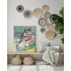 image:imageWieco Art Canvas Wall Art Blossoming Almond Branch in a Glass with a Book by Vincent Van Gogh Large Canvas Prints for Living Room Decoration Postimpressionism Pictures Artwork24L x 20W