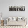 image:imageWieco Art The Birch Forest Canvas Prints Wall Art Grey Trees Oil Paintings Reproduction Pictures for Living Room Bedroom Home Decorations Modern Stretched and Framed Tree Landscape Giclee Artwork