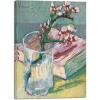 image:imageWieco Art Canvas Wall Art Blossoming Almond Branch in a Glass with a Book by Vincent Van Gogh Large Canvas Prints for Living Room Decoration Postimpressionism Pictures Artwork16L x 12W